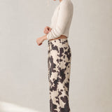 Texas Cowhide Wide-Leg Jean — Cow Print, banana_republic product shot