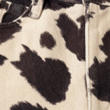 Texas Cowhide Wide-Leg Jean — Cow Print, banana_republic product shot