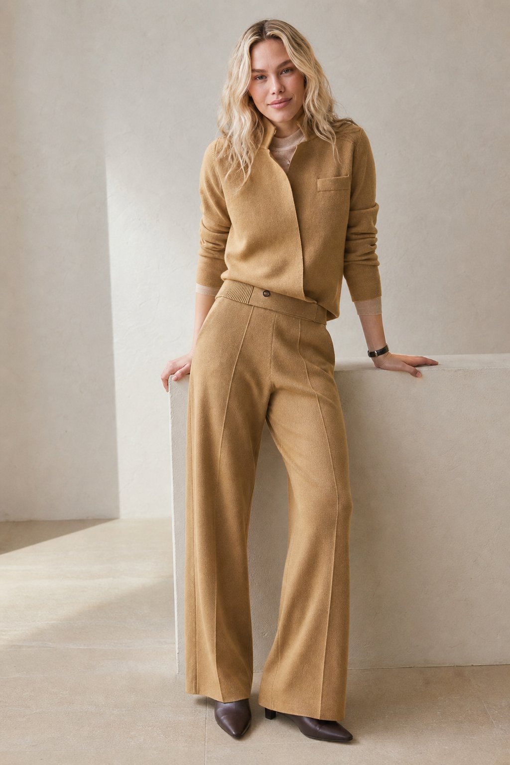 Théa Knit Two-Piece Set — Pants Set, banana_republic product shot