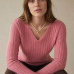 The Cloud Knit Sweater — Pink, banana_republic product shot