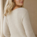 The Cloud Knit Sweater — Cream, banana_republic product shot