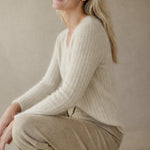 The Cloud Knit Sweater — Cream, banana_republic product shot
