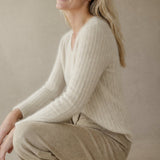 The Cloud Knit Sweater — Cream, banana_republic product shot