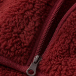Vancouver Fleece Hoodie Jacket — Wine Red, banana_republic product shot