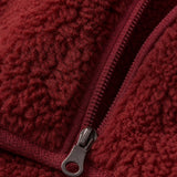 Vancouver Fleece Hoodie Jacket — Wine Red, banana_republic product shot