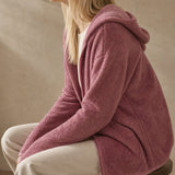 Vancouver Fleece Hoodie Jacket — Pink, banana_republic product shot