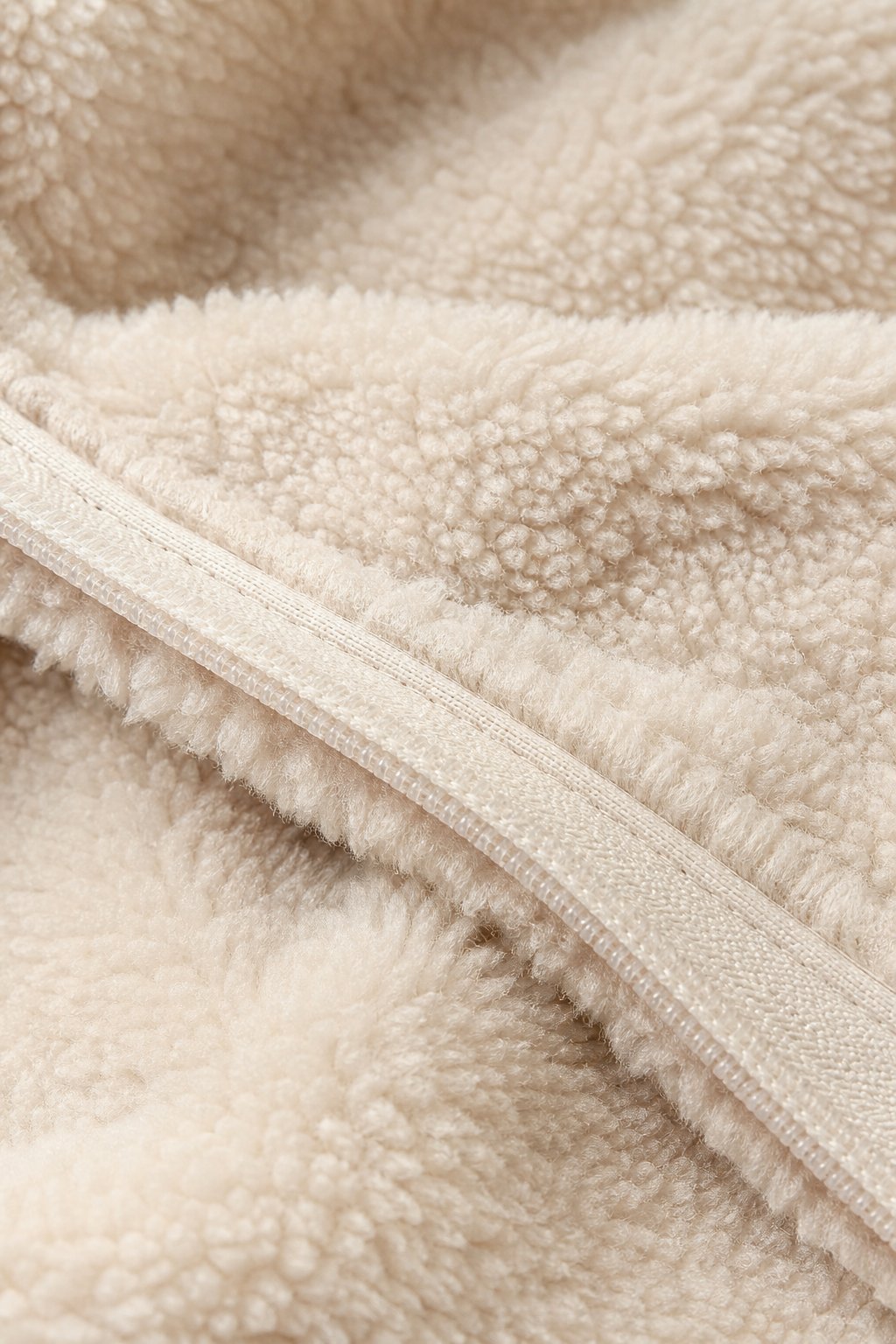 Vancouver Fleece Hoodie Jacket — Beige, banana_republic product shot