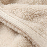 Vancouver Fleece Hoodie Jacket — Beige, banana_republic product shot