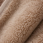 Vancouver Fleece Hoodie Jacket — Khaki, banana_republic product shot