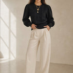 Westend Cable-Knit Sweater — Black, banana_republic product shot