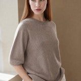 Larkin Seamless Pullover — Camel, banana_republic product shot