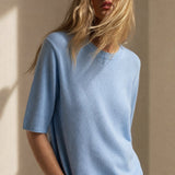 Larkin Seamless Pullover — Blue, banana_republic product shot