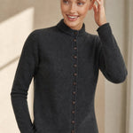 Legacy Wool Cardigan — Gray, banana_republic product shot