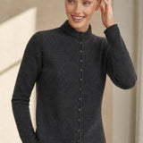 Legacy Wool Cardigan — Gray, banana_republic product shot