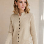 Legacy Wool Cardigan — Beige, banana_republic product shot