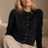 Legacy Wool Cardigan — Black, banana_republic product shot