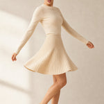 Les Coudrées Merino Skirt — Khaki, banana_republic product shot