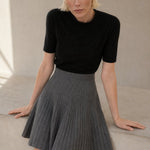 Les Coudrées Merino Skirt — Gray, banana_republic product shot