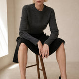 Les Coudrées Merino Skirt — Black, banana_republic product shot