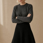 Les Coudrées Merino Skirt — Black, banana_republic product shot