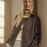 Ålesund Jacket — Gray, banana_republic product shot