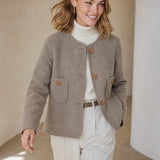 Ålesund Jacket — Beige, banana_republic product shot