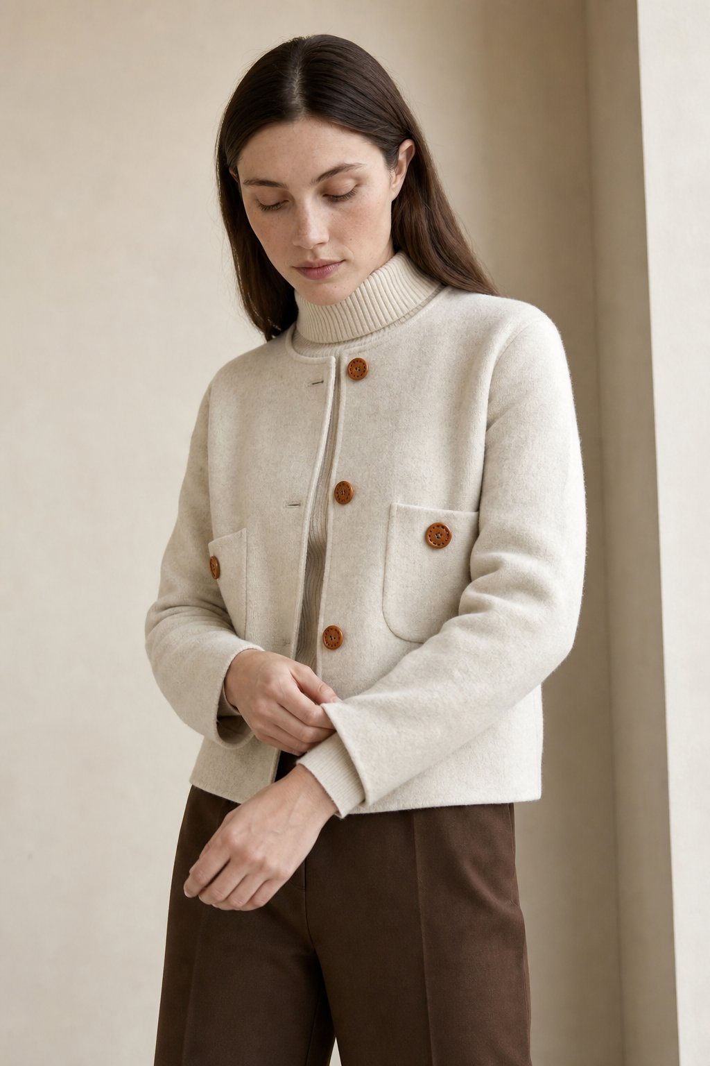 Ålesund Jacket — Ivory, banana_republic product shot