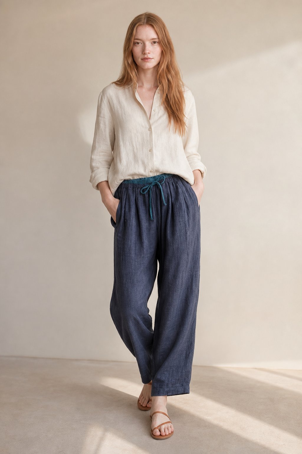 Éline Linen Trousers, banana_republic product shot