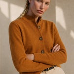 Madison Avenue Cardigan — Fire Orange, banana_republic product shot