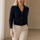 Madison Avenue Cardigan — Navy, banana_republic product shot