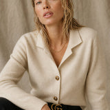 Madison Avenue Cardigan — Ivory, banana_republic product shot