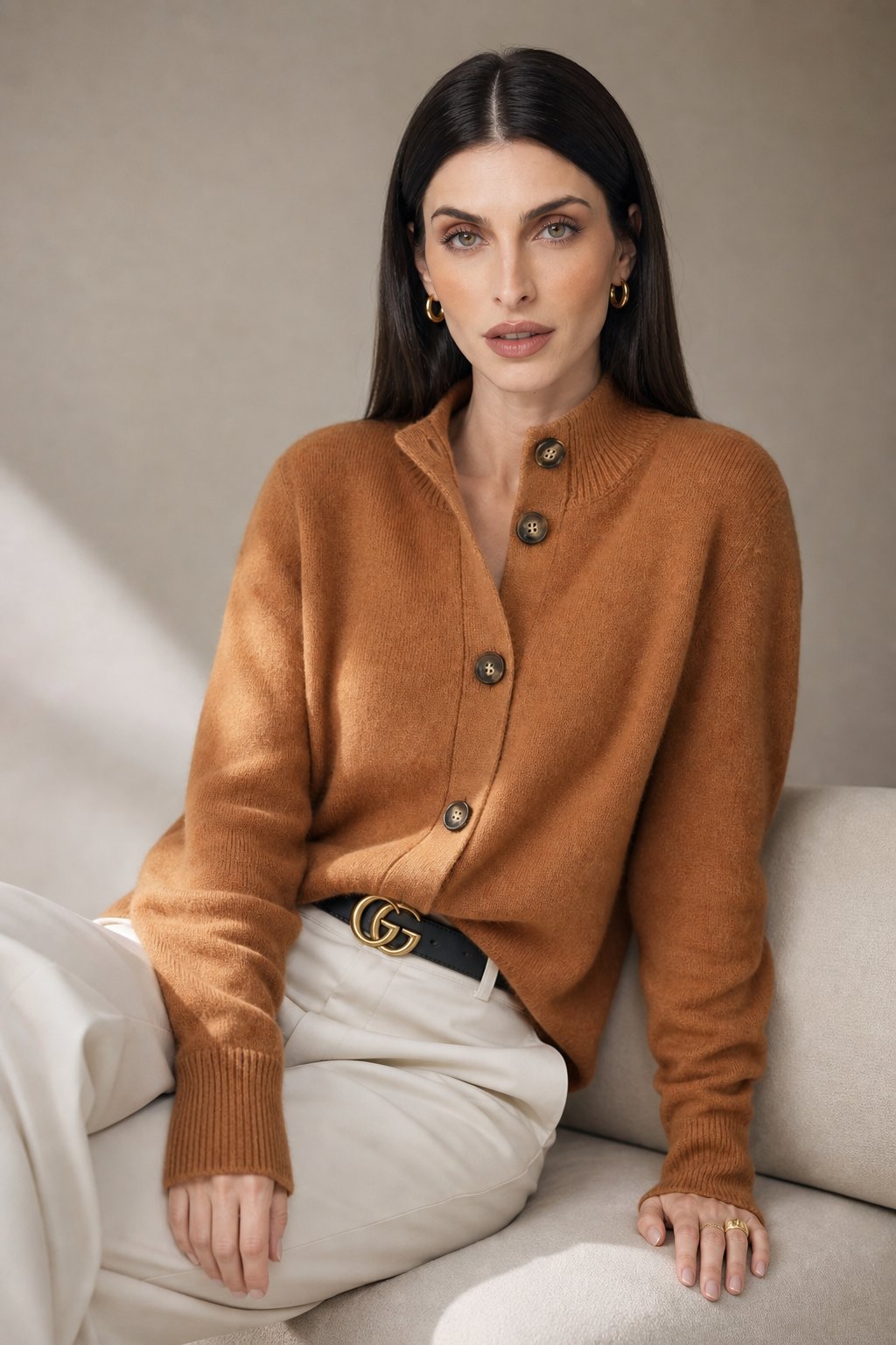 Madison Avenue Cardigan, studio product shot