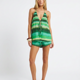 Havana Contrast Lace-Up Set