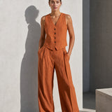 Marlowe 100% Linen Trouser Set