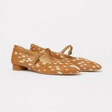 Malibu Spotted Block Heel — Brown, studio product shot