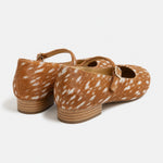 Malibu Spotted Block Heel — Brown, studio product shot