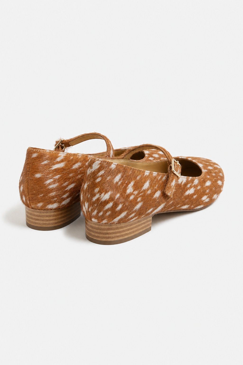 Malibu Spotted Block Heel — Brown, studio product shot