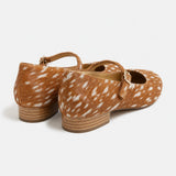 Malibu Spotted Block Heel — Brown, studio product shot