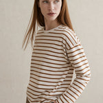 Marinière Charm Shirt — Brown, banana_republic product shot