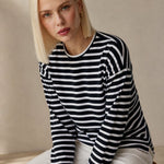 Marinière Charm Shirt — Black, banana_republic product shot