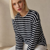 Marinière Charm Shirt — Black, banana_republic product shot