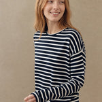 Marinière Charm Shirt — Black, banana_republic product shot