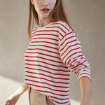 Marinière Charm Shirt — Rose, banana_republic product shot