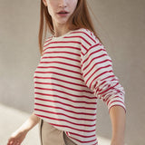 Marinière Charm Shirt — Rose, banana_republic product shot