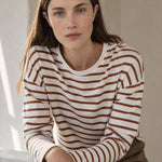 Marinière Charm Shirt — Brown, banana_republic product shot