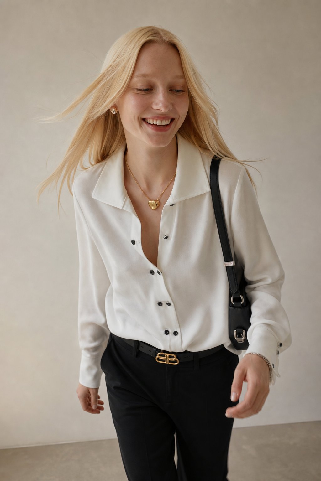 Marisol Chic Blouse — White, banana_republic product shot