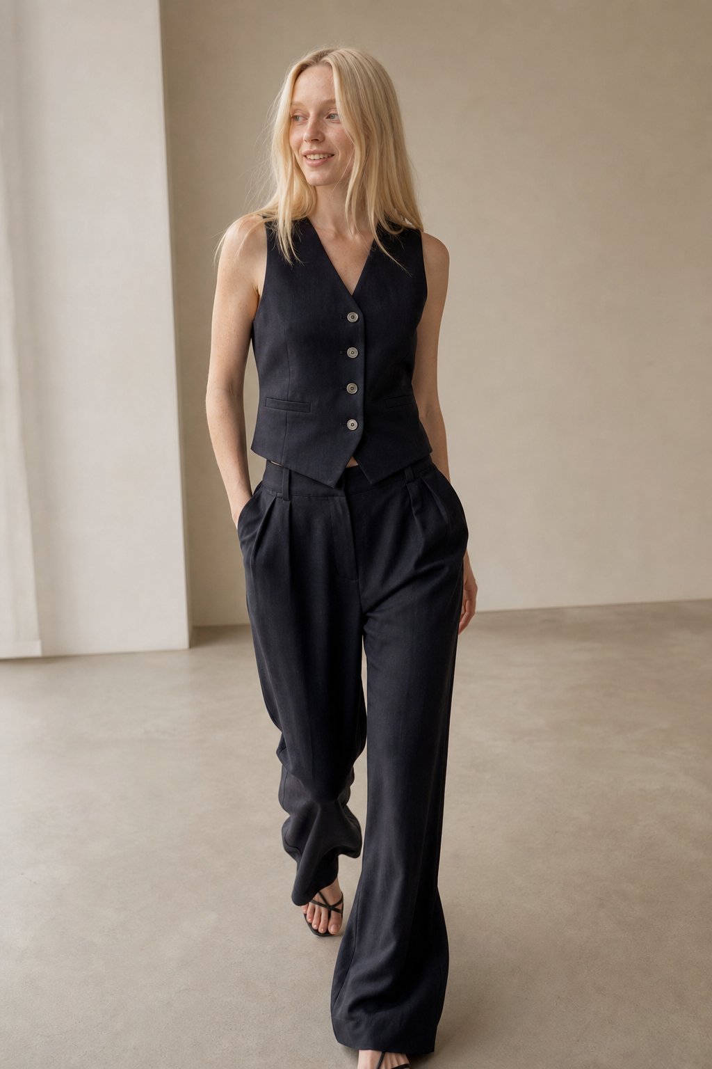 Marlowe 100% Linen Trouser Set, banana_republic product shot