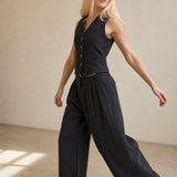 Marlowe 100% Linen Trouser Set, banana_republic product shot