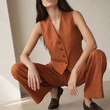 Marlowe 100% Linen Trouser Set, banana_republic product shot