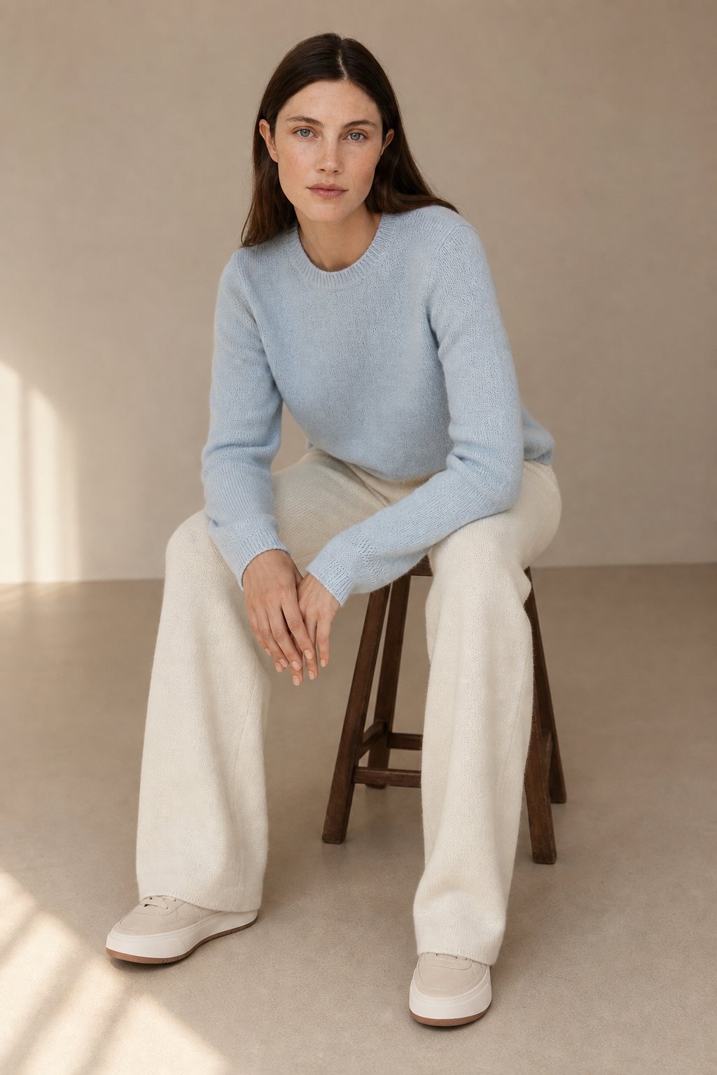 Merino Luxe Sweats — Ivory, banana_republic product shot